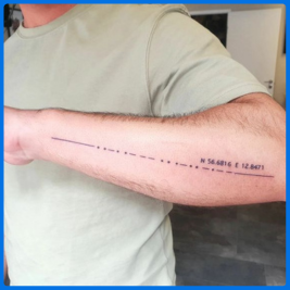 tattoo in arm