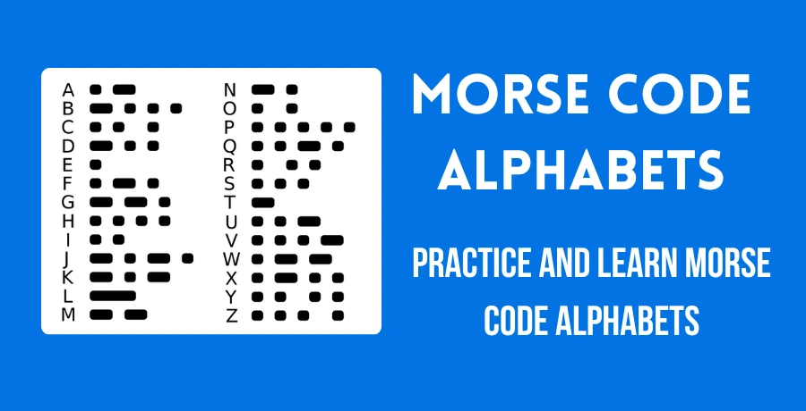 morse code alphabet